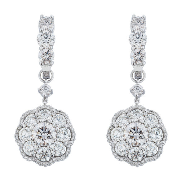 DIAMOND ROSITA DANGLING EARRINGS