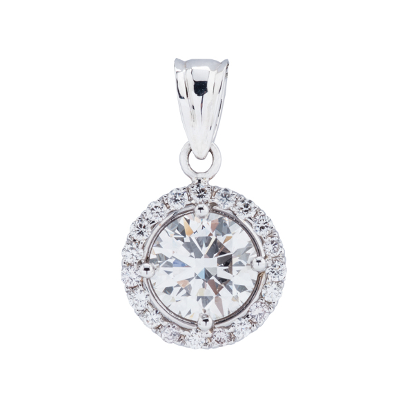 HALO DIAMOND PENDANT
