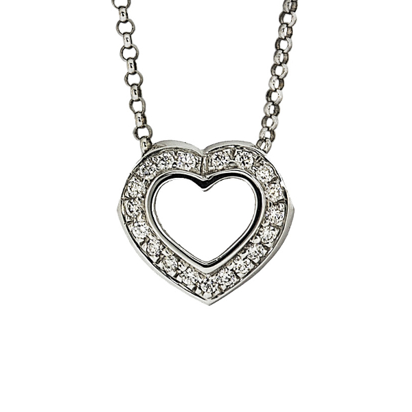 HEART PAVE PENDANT