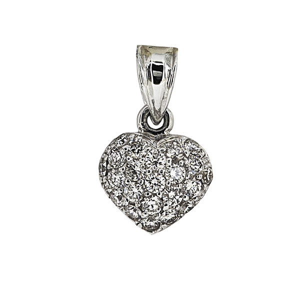 HEART PAVE PENDANT